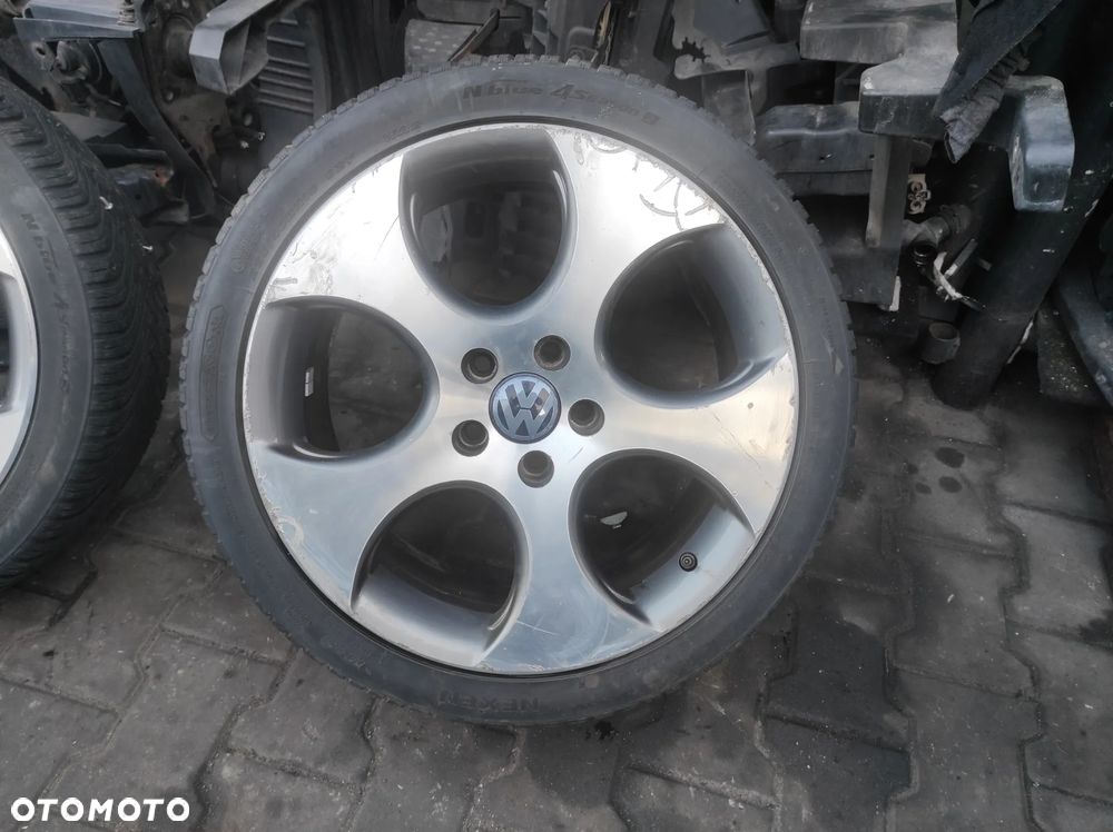 18 7.5J ET51 5X112 GTI FELGI KOŁA ALUFELGI ALUMINIOWE OPONY  1K0601025BA RONAL 225 40 18 VW CADDY GOLF PASSAT TOURAN SEAT SKODA AUDI WYSYŁKA !!!! - 4