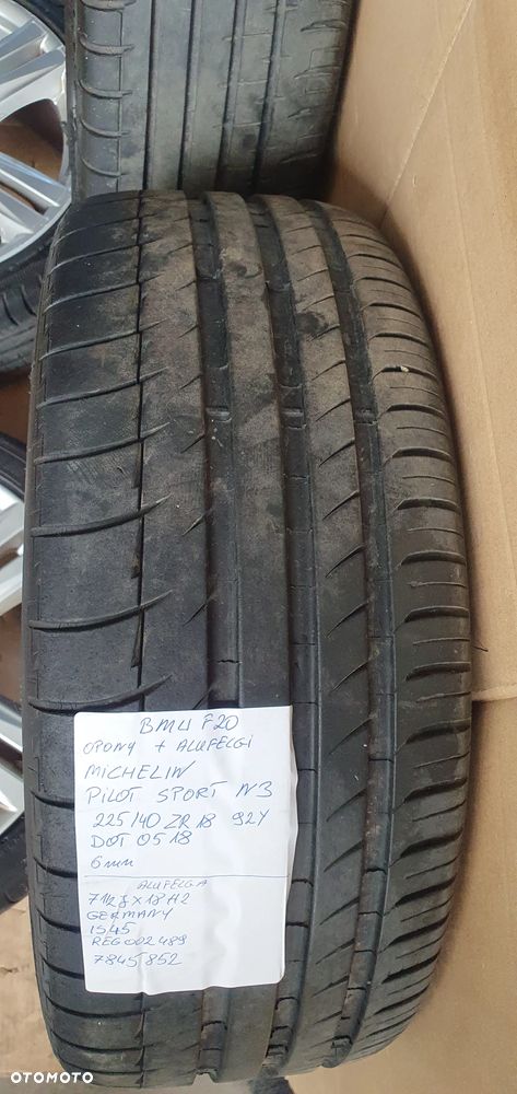 Alufelgi felgi aluminiowe M-Pakiet 5x120 R18 2x 7.5J IS45 2x 8J IS52 BMW I F20 7845852 7845853 - 4