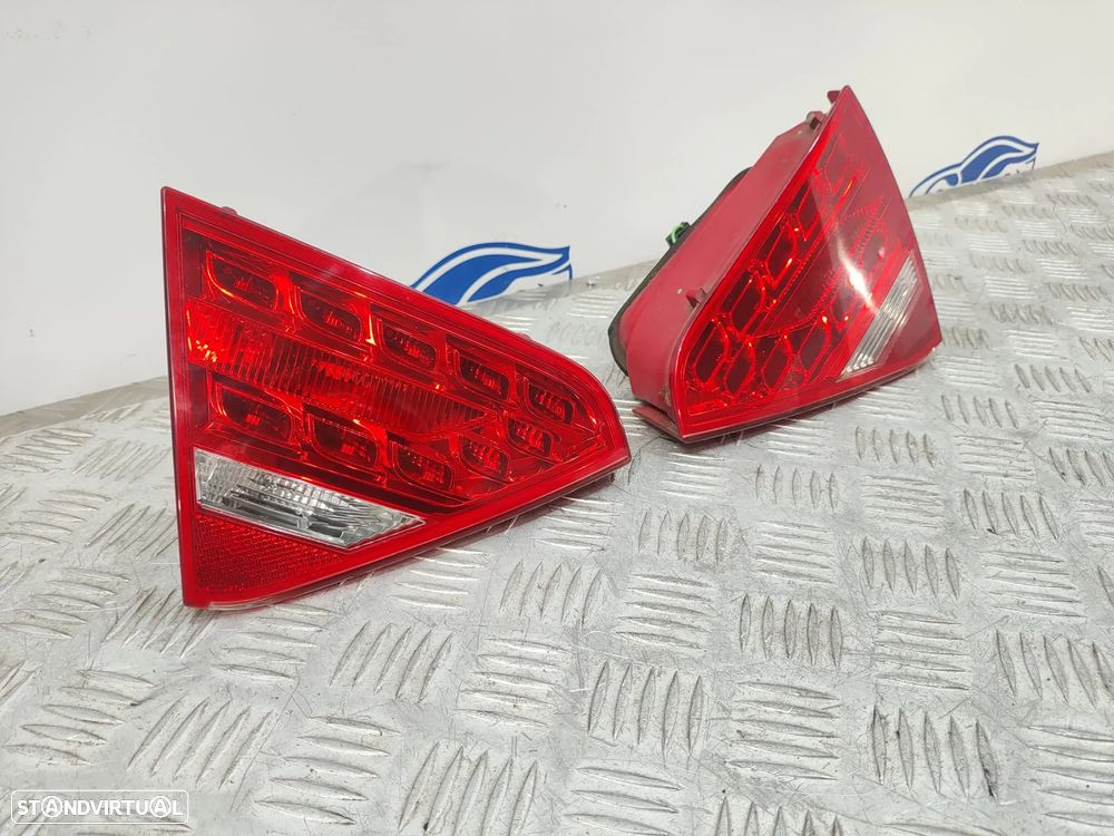 Farolim Mala Tras Traseiro Esquerdo Direito Original LED Audi A5 8T Sportback 5 Portas 8T0945094A 8T0945093A 2008 - 2016 - 5