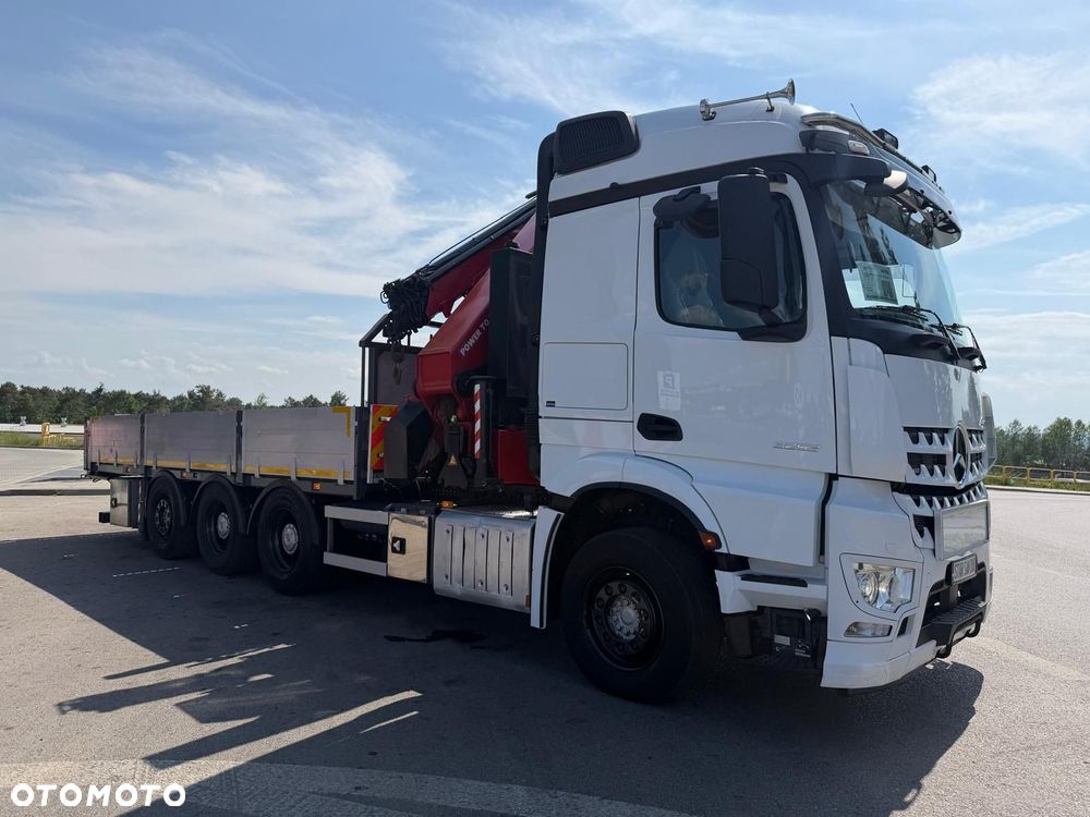 Mercedes-Benz AROCS 3253 8x4 HMF 5020 Fly Jib HDS Żuraw Crane Kran - 10