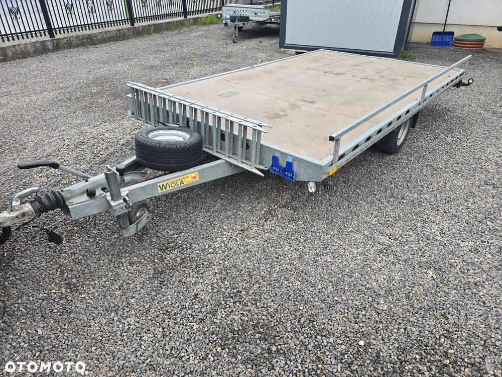 Wiola W1 Platforma DMC 1500kg Najazdy Duża 3.5m x 2.1m - 3