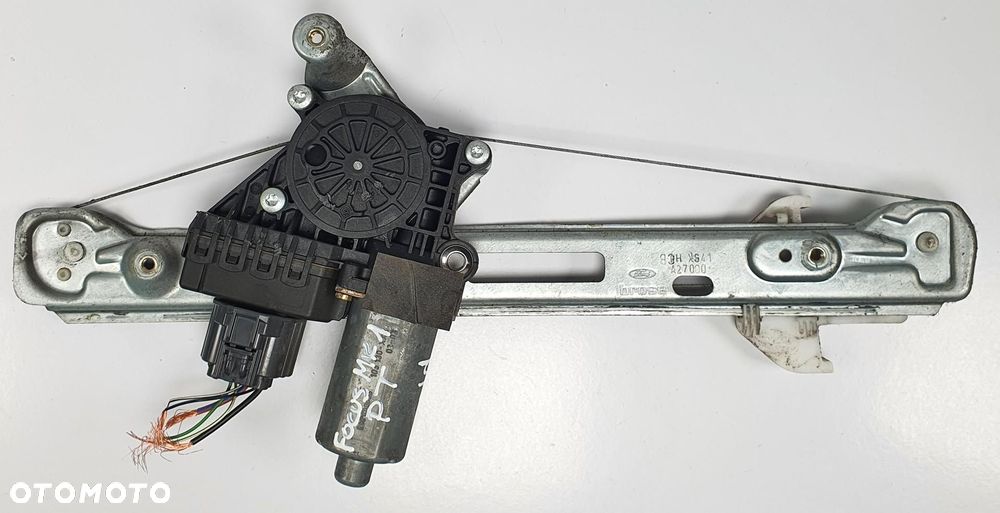 MECHANIZM PODNOŚNIK SZYBY PRAWY TYŁ FORD FOCUS MK1 XS41-A27000 - 1