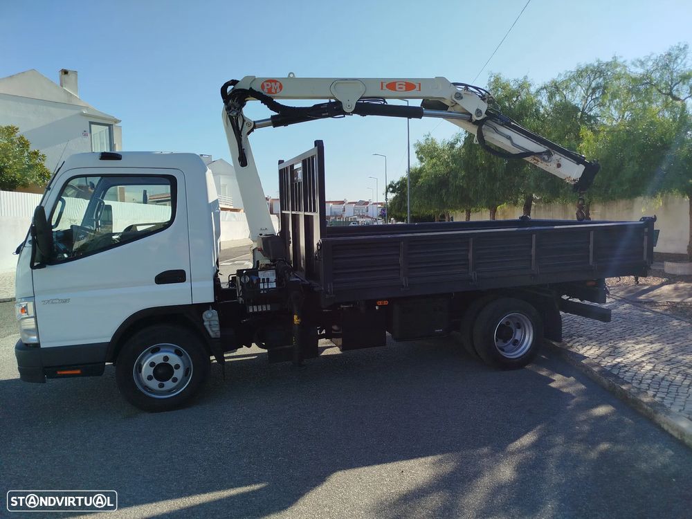 Mitsubishi Canter Fuso 7C15 bascula e grua - 8