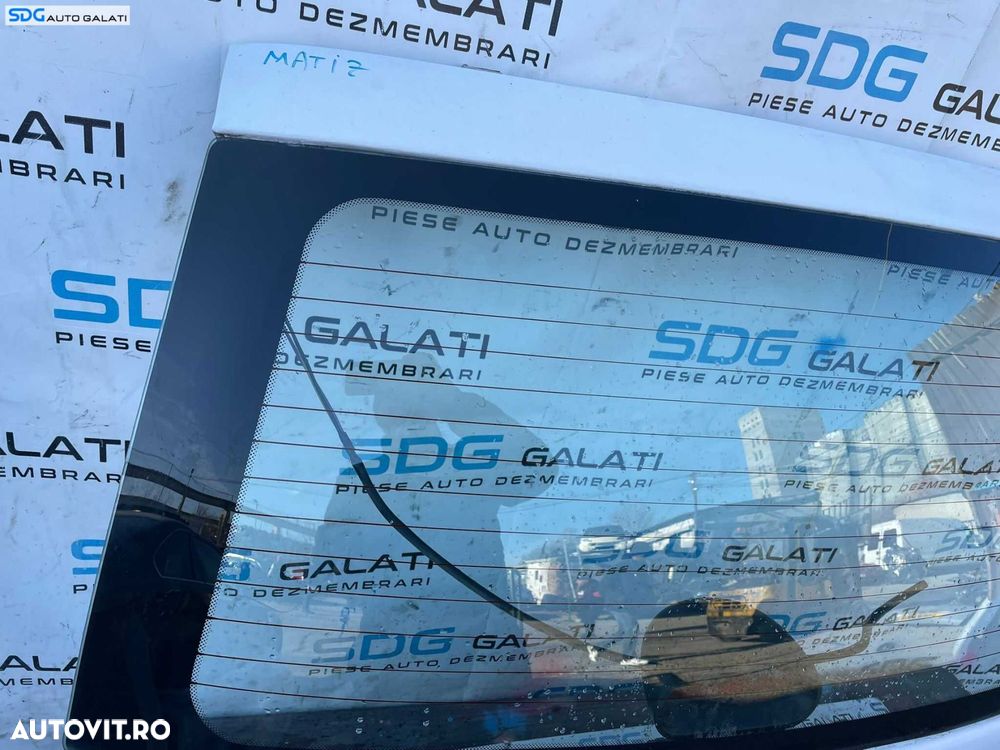 Hayon Haion Portbagaj Dezechipat cu Luneta Geam Sticla cu Inceput Rugina Daewoo Matiz 1998 - 2005 [X2924] - 2