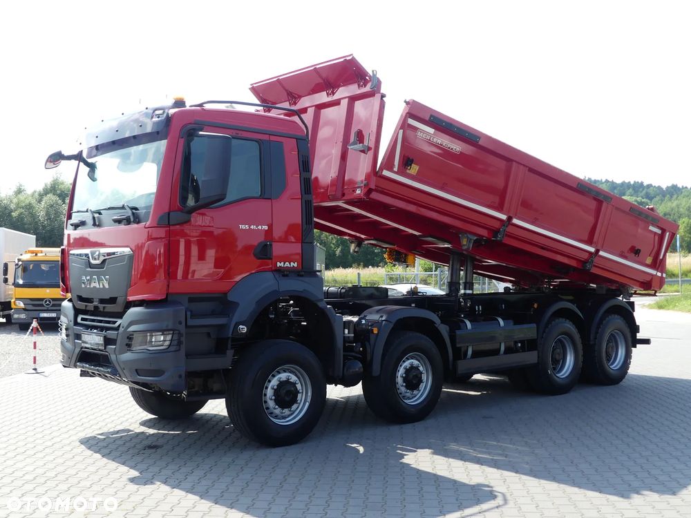MAN TGS 41.470 / 8x8 / WYWROTKA MEILLER 3-STR HYDROBURTA / MANUAL / - 2
