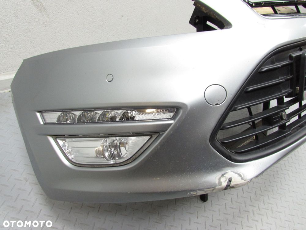 FORD MONDEO MK4 IV LIFT 10-14 ZDERZAK PRZOD Z PDC I DRL + HALOGENY KPL H6 HIPNOTIC SILVER - 9