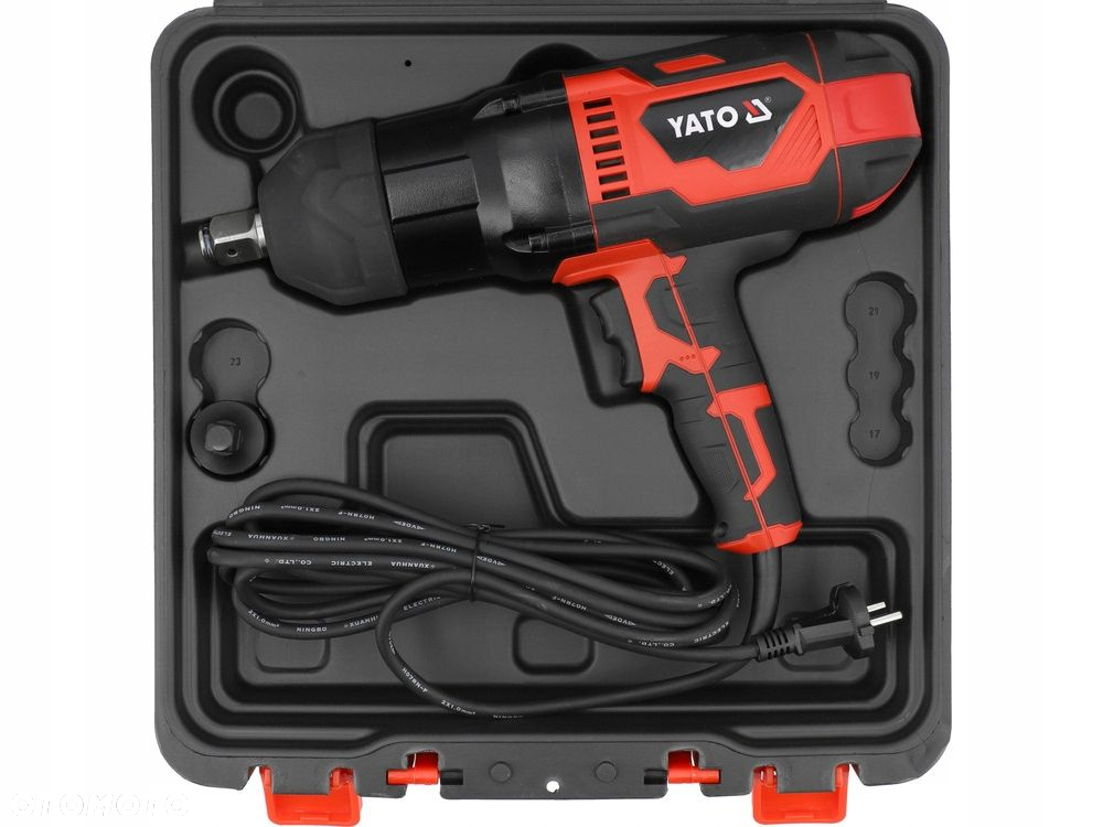 YATO ELEKTRYCZNY KLUCZ UDAROWY 3/4" 1200W/2000NM  ADAPTER WALIZKA YT-82025 - 7