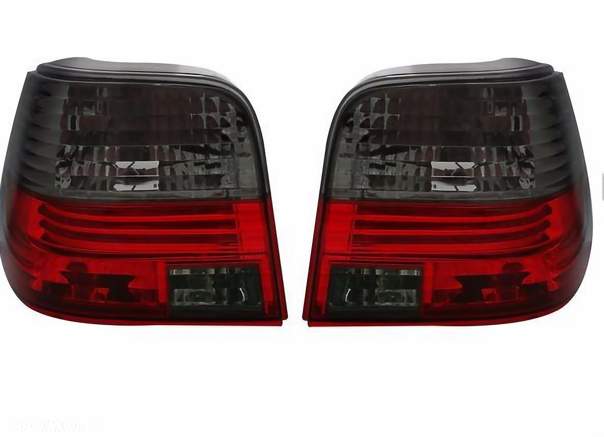 LAMPY TYLNE DO  VW GOLF IV 4 HATCHBACK OD 1997 DO 2003 CLEAR RED SMOKE - 3