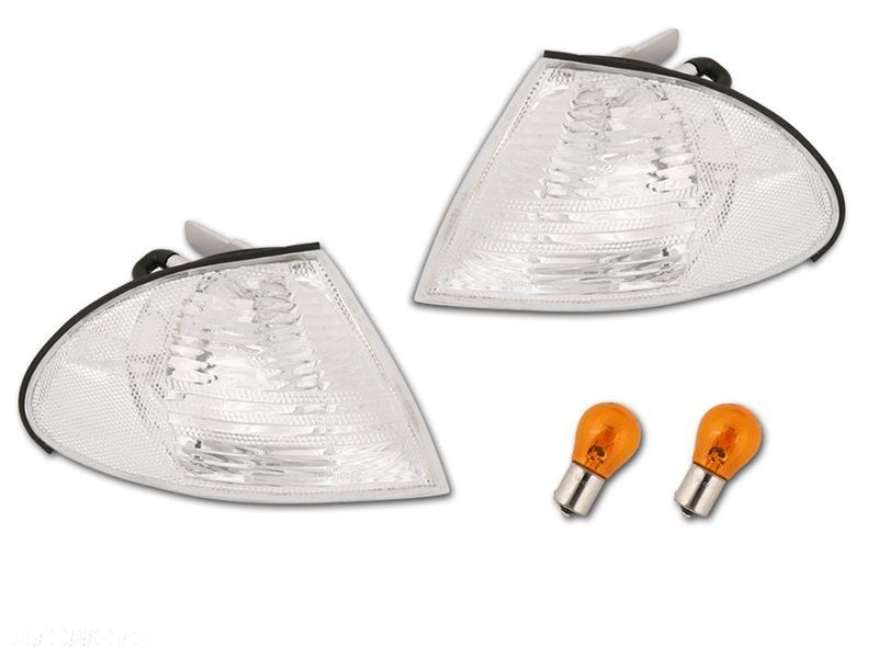 KIERUNKOWSKAZ MIGACZ KPL BMW 3 E46 1998 WHITE DEPO - 1