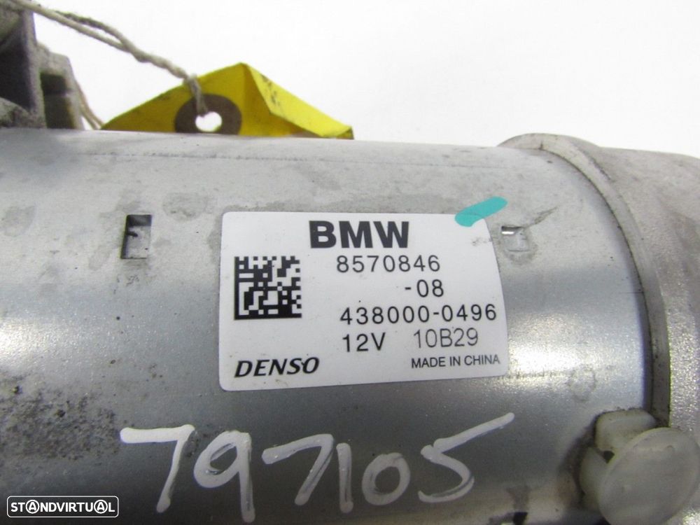 Motor de arranque Seminovo/ Original BMW 5 (F10)/BMW 5 Touring (F11)/BMW X3 (F25... - 4
