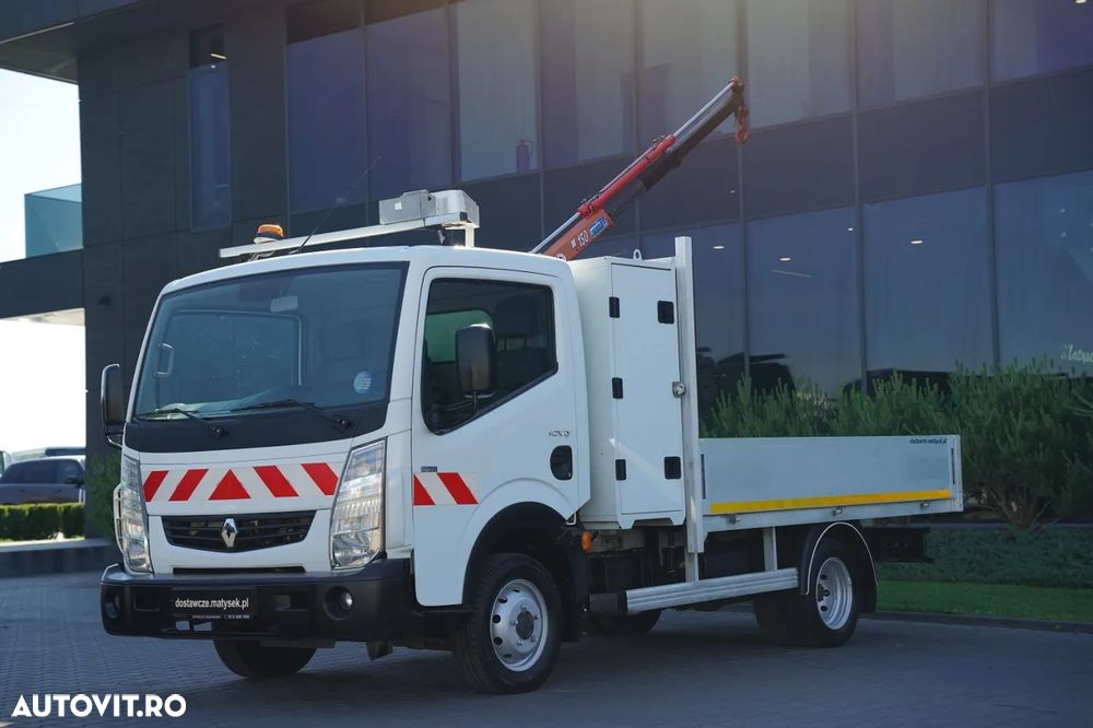 Renault MAXITY 140 DXI / BASCULATOR / + HDS FASSI F22A / CAPACITATE DE RIDICARE 995 KG / ATRACȚIE 5,5 M / IMPORTAT - 3