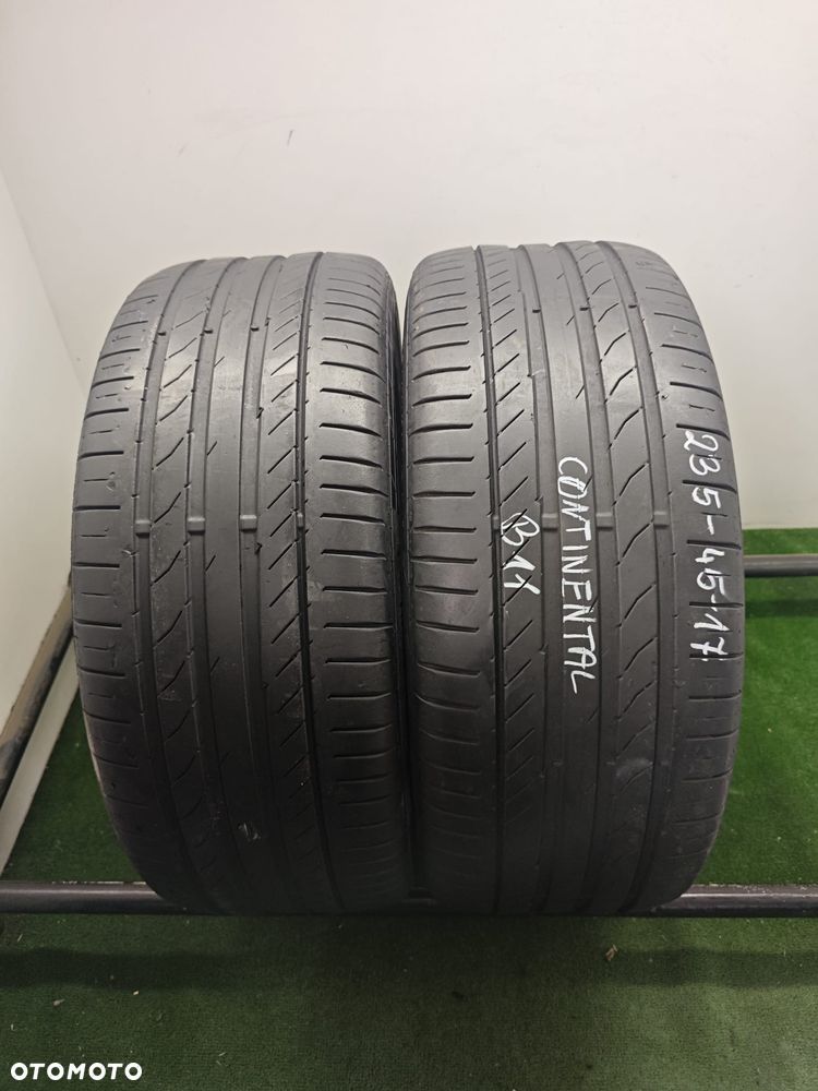 Opony 235 45 17 continental contisportcontact 5 2szt