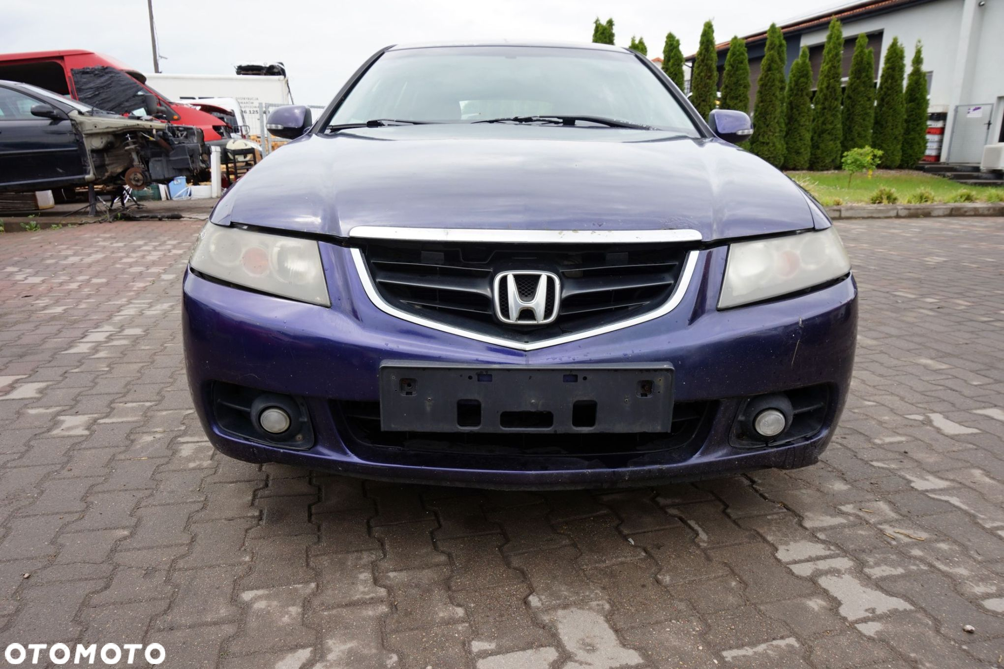 MASKA ZDERZAK BŁOTNIKI LAMPY ACCORD VII B502P  HONDA 2002-2005 GRANATOWY PRZÓD KOMPLETNY - 9