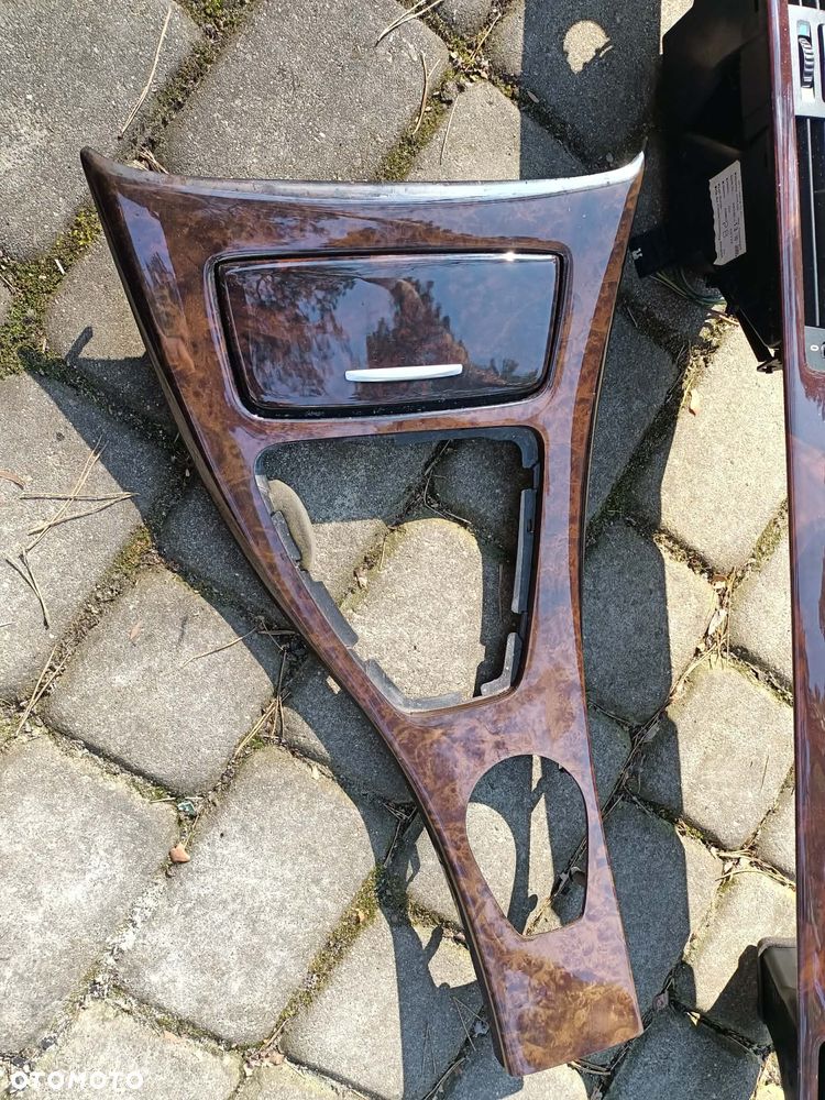 Dekory listwy BMW E90 E91 Europa przed lift Nawigacja navi drewno - 2