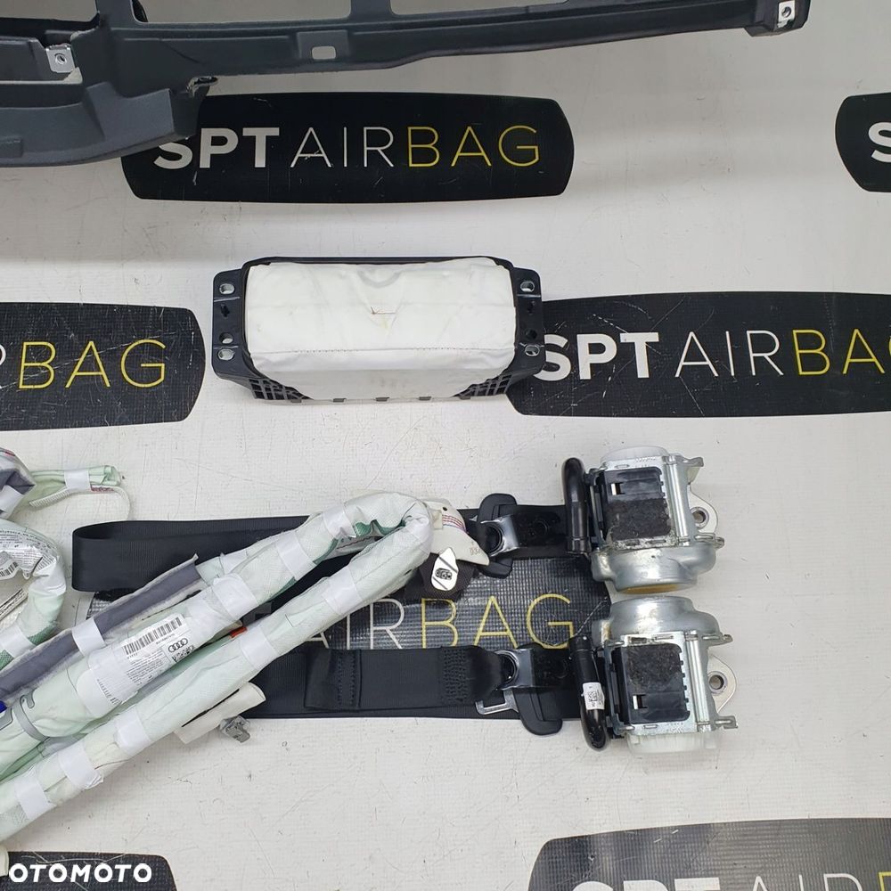 AUDI A4 B9 A4 8W DESKA ROZDZIELCZA KONSOLA KOKPIT PULPIT PODUSZKI AIRBAG AIR BAG PASY KIT SET - 11