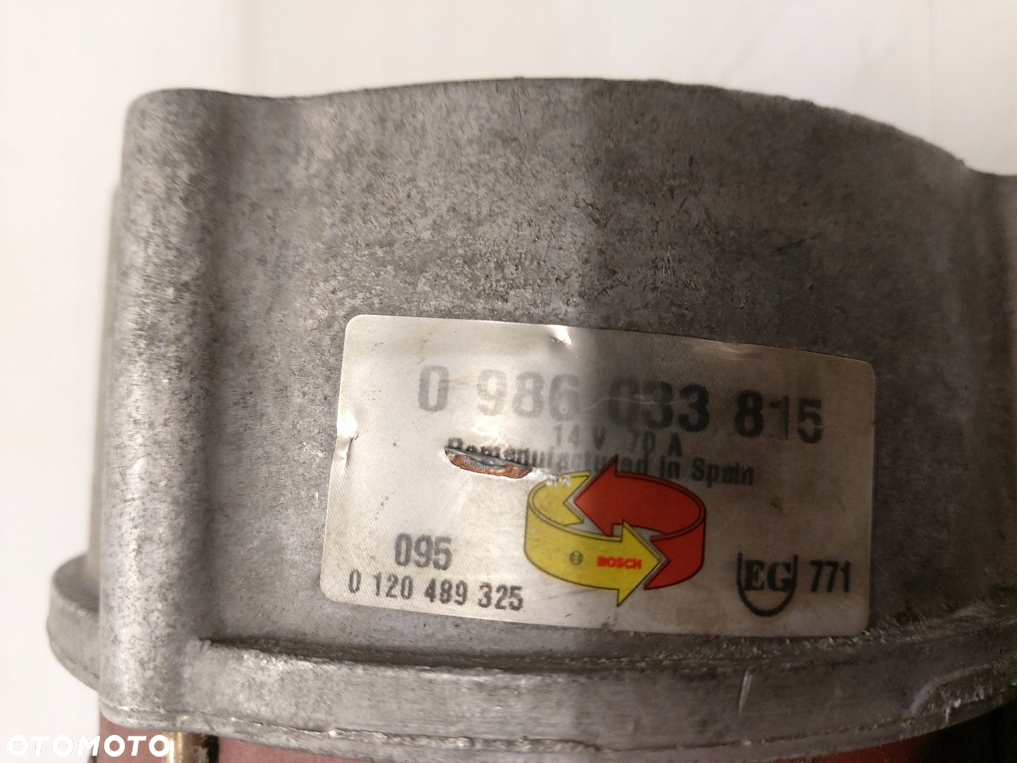 ALTERNATOR BOSCH 0986033815 PO REGENERACJI - 2