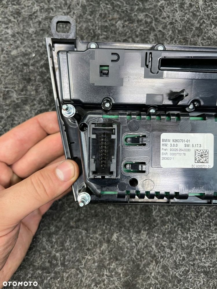 bmw f01 panel nawiewu klimatyzacji 9263701 - 10