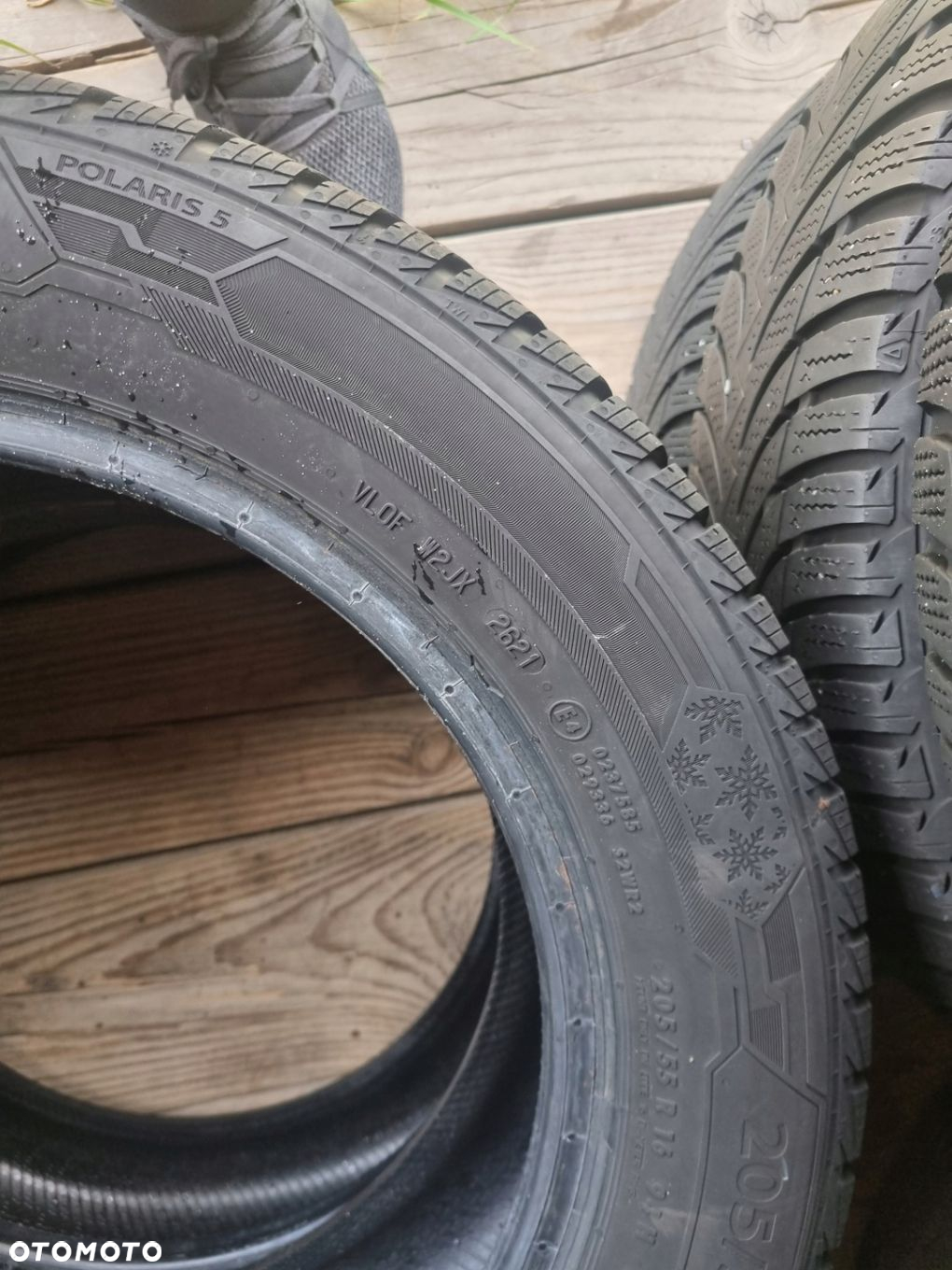 Opona zimowa Barum Polaris 5 205/55R16 94H 2021r,6,5/6mm bdb stan - 12