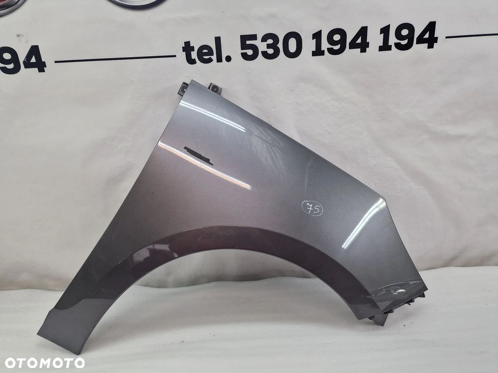 RENAULT SCENIC 3 III LIFT 12-16 PRAWY BŁOTNIK PRZEDNI PRZÓD , ŁADNY , KOLOR SZARY METALIK , NR 631000970R , NR AUKCJI BŁ75 - 1