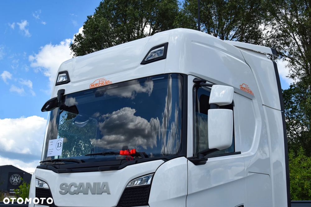 Scania 500S / FULL AIRMATIC / HYDRAULIKA / RETARDER / KLIMATYZACJA POSTOJOWA / ACC / KLIMA / 2 ZBIORNIKI PALIWA / FULL LEDY / FULL SPOILERY / SERWISOWANA / SPROWADZONA - 10