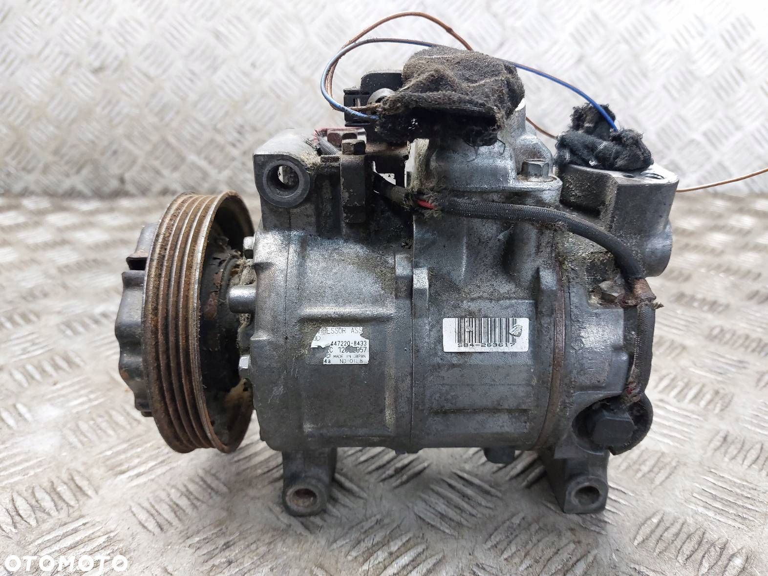 SPRĘŻARKA KOMPRESOR KLIMATYZACJI AUDI A4 B6 2.5 TDI 447220-8433 - 1