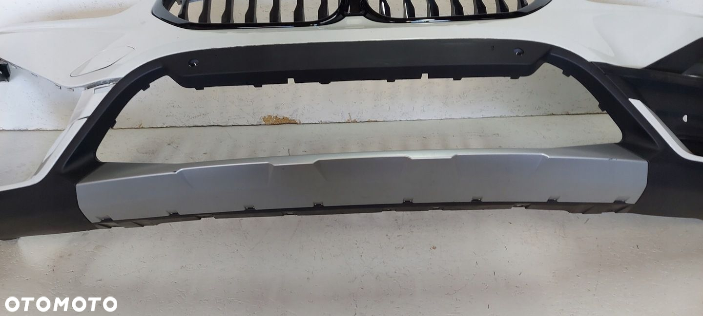 BMW X1 F48 LCI LIFT ZDERZAK PRZEDNI GRILL ATRAPA KRATKA STELAŻE - 4