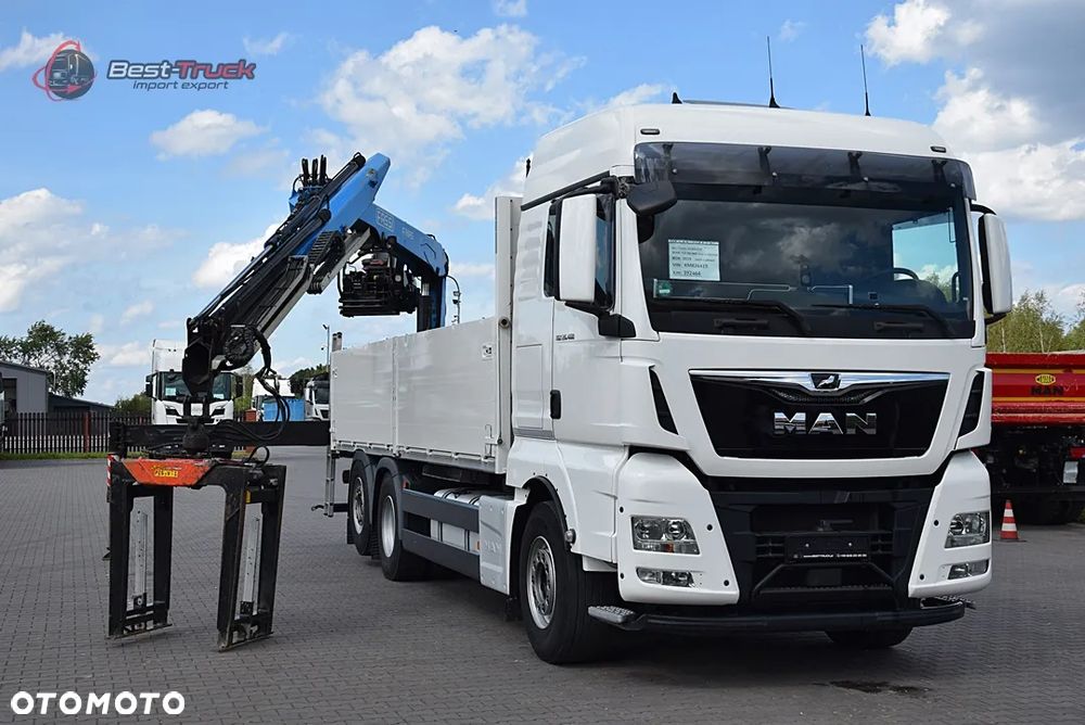 MAN TGX 26.460 // 6X2 // HDS FASSI F195AS22 // 6XPODUSZKA // OŚ SKRĘTNA // RETARDER - 3