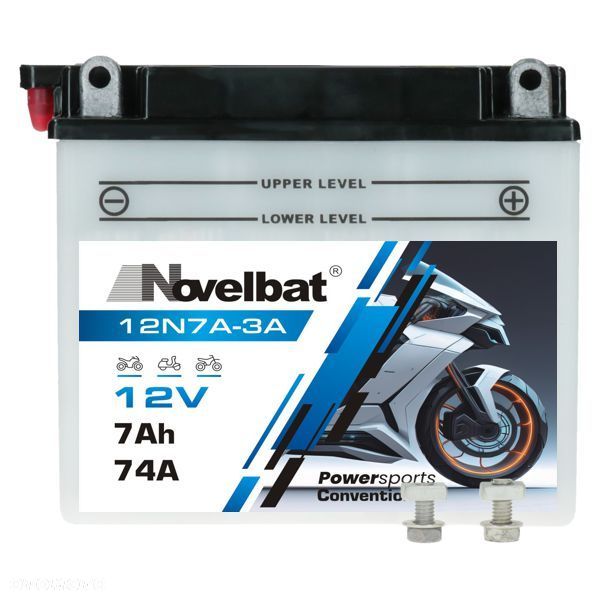 Akumulator Novelbat 12N7A-3A 12V 7Ah 70A 14660132 P - 2