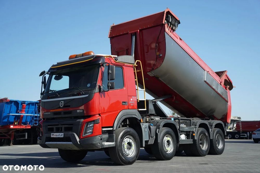 Volvo FMX 460 / 8x4 / WYWROTKA TYLNOZSYPOWA / HYDROKLAPA / I-SHIFT / PLANDEKA ELEKTRYCZNA / EURO 6 / - 4