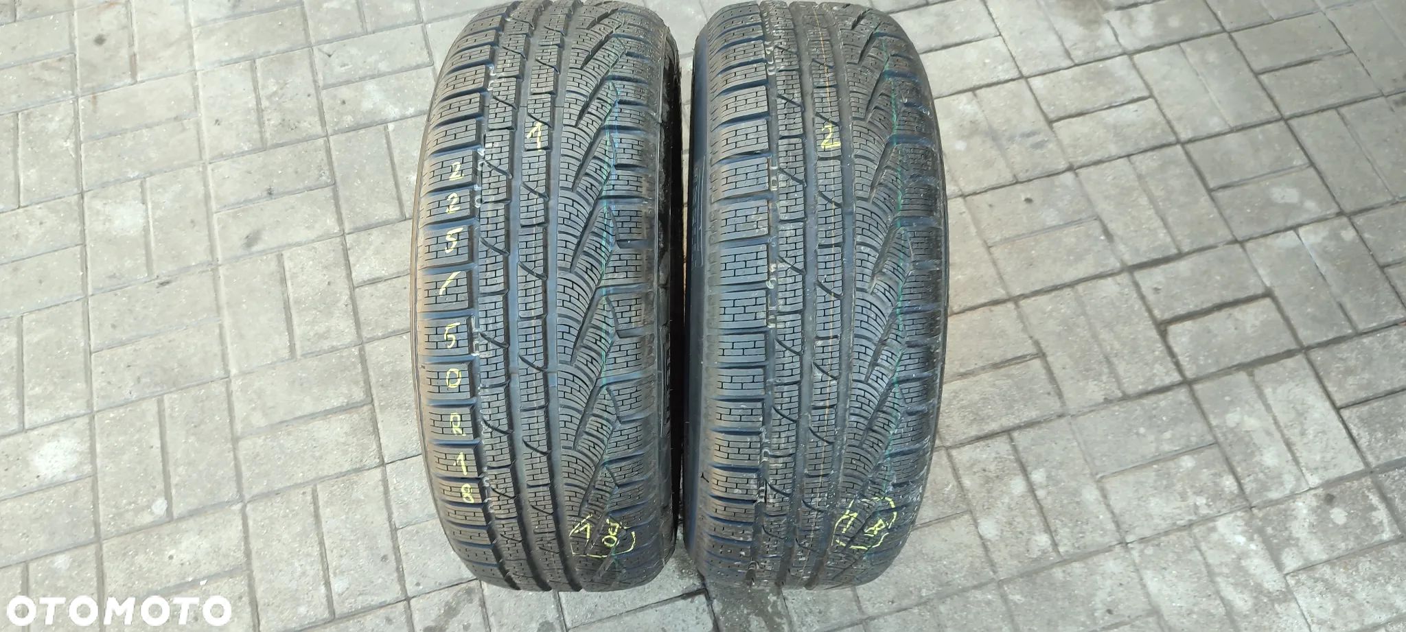 OPONY ZIMOWE 225/50R18 PIRELLI SOTTOZERO WINTER 210 SERIA II (1116) ZIMA 9mm 2 SZTUKI PARA - 1