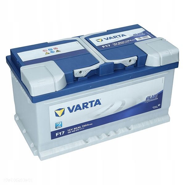 AKUMULATOR VARTA BLUE DYNAMIC 80AH 740A F17 P - 1