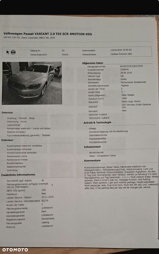 Volkswagen Passat 2.0 TDI BMT SCR 4Mot Highline DSG7 - 27