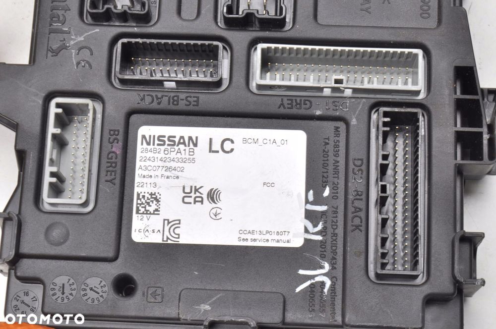 NISSAN JUKE II F16 KOMPUTER MODUŁ STEROWNIK BCM 284B2-6PA1B - 4