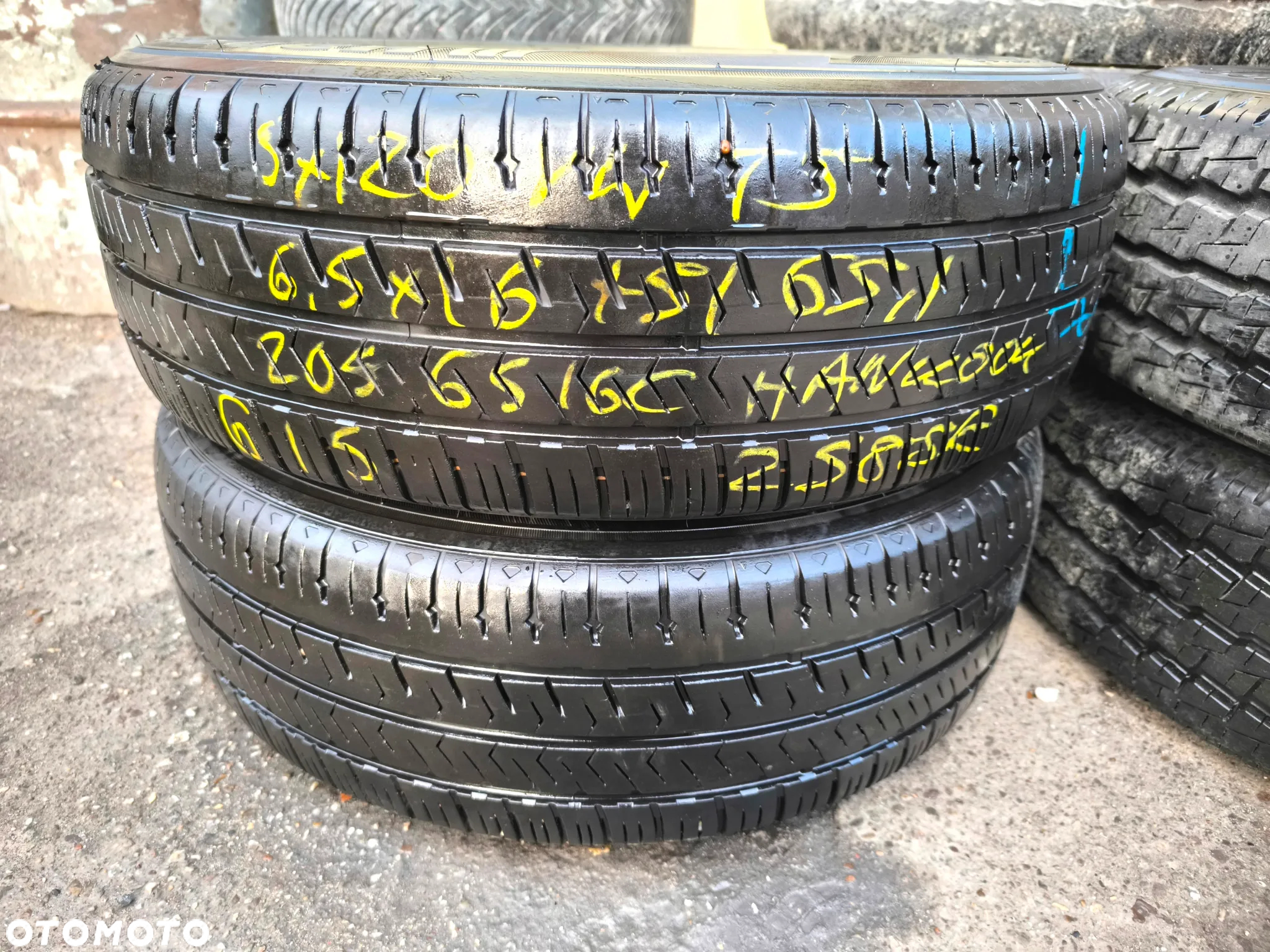 205/65R16C 16 C 107/105T OPONY Letnie Lato HANKOOK RADIAL RA28E NEXEN ROADIAN CT8 6mm Legnica ALU-RAD 21r. 205/65 - 7