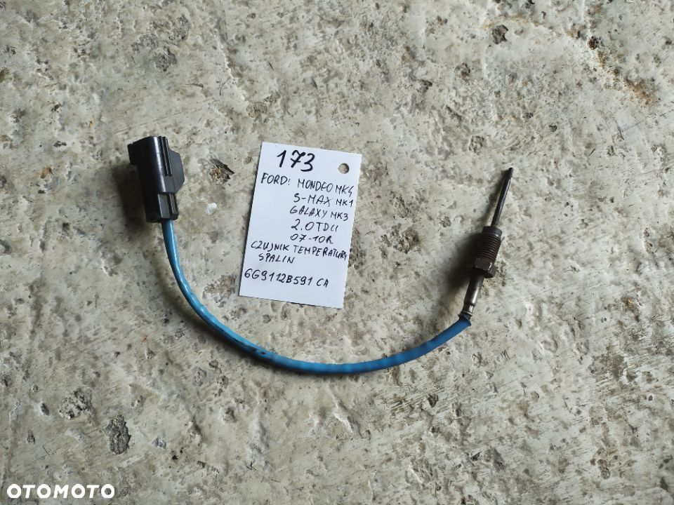 CZUJNIK TEMPERATURY SPALIN MONDEO MK4 2.0 TDCI 6G9112B591CA - 1