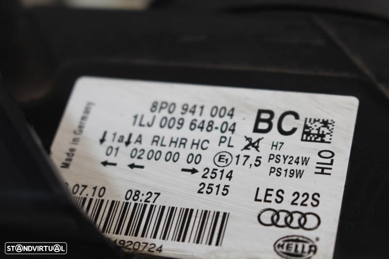 Ótica / Farol Direito Audi A3 (8P1)  8P0941004bc / 1Lj00964804 / 1Lj00 - 6