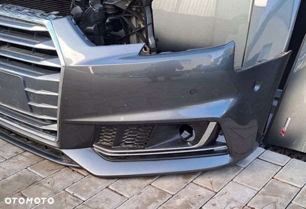 audi a4 b9 16-20 przód s-line maska błotnik zderzak lampy full led pas lz7s - 5