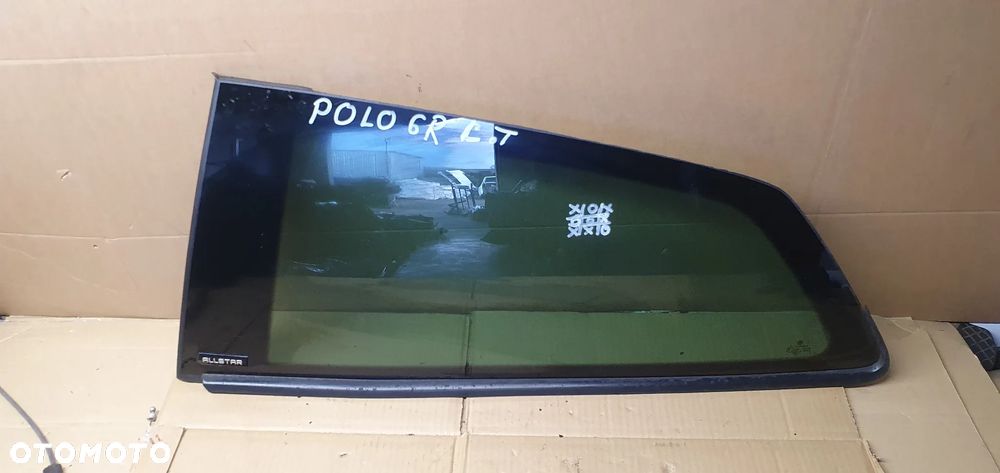 Szyba lewy tył tylna lewa karoseryjna VW Polo V 6R AS3 - 2