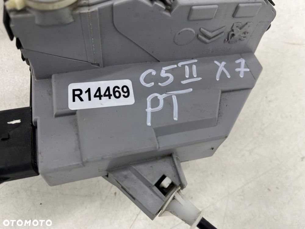 Zamek drzwi Citroen C5 II X7 08-17r. klamka zewnętrzna wewnętrzna PRAWA tylna prawy tył 6 PIN 574394 - 12
