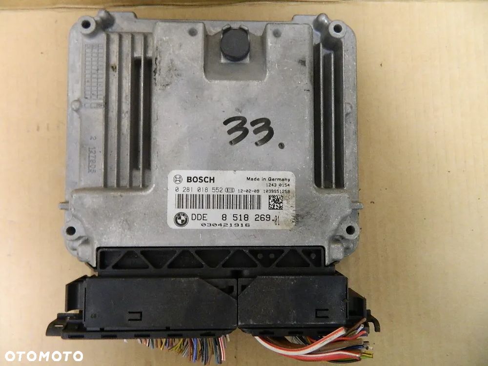 BMW 3 E91 E90 2,0D STEROWNIK SILNIKA 0281018552 - 1