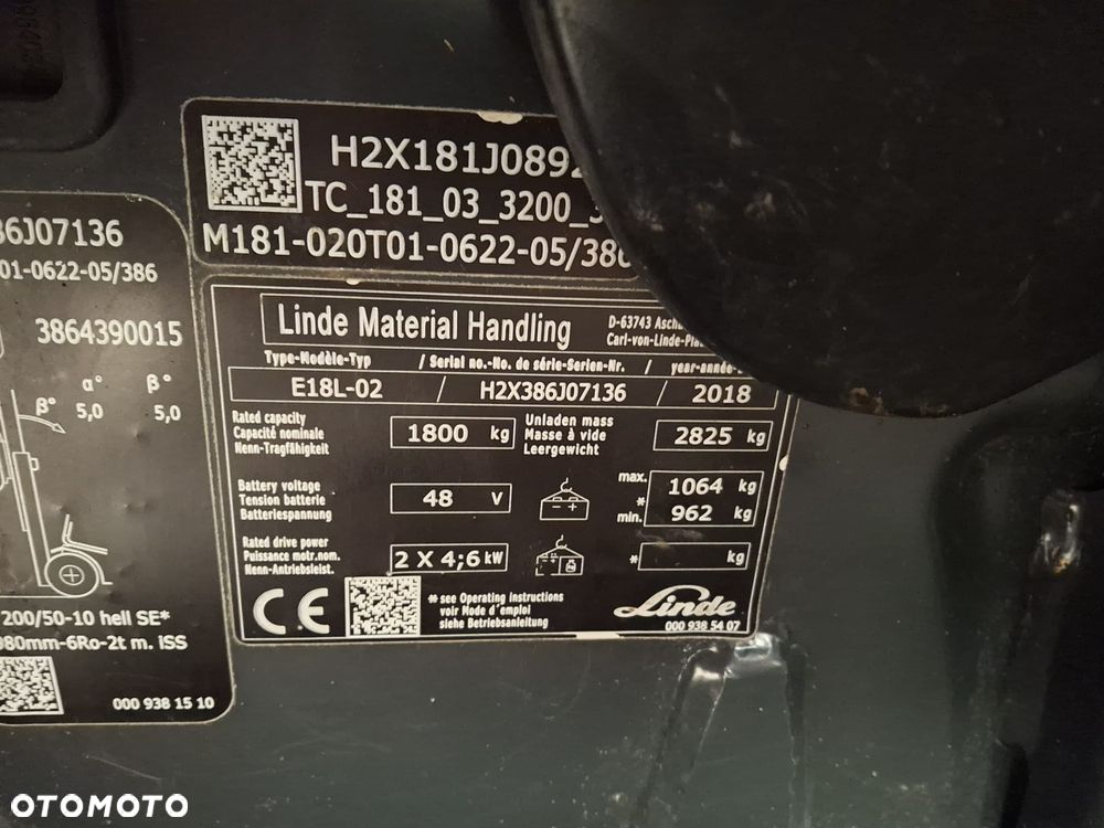 Linde E18L-02 - 8