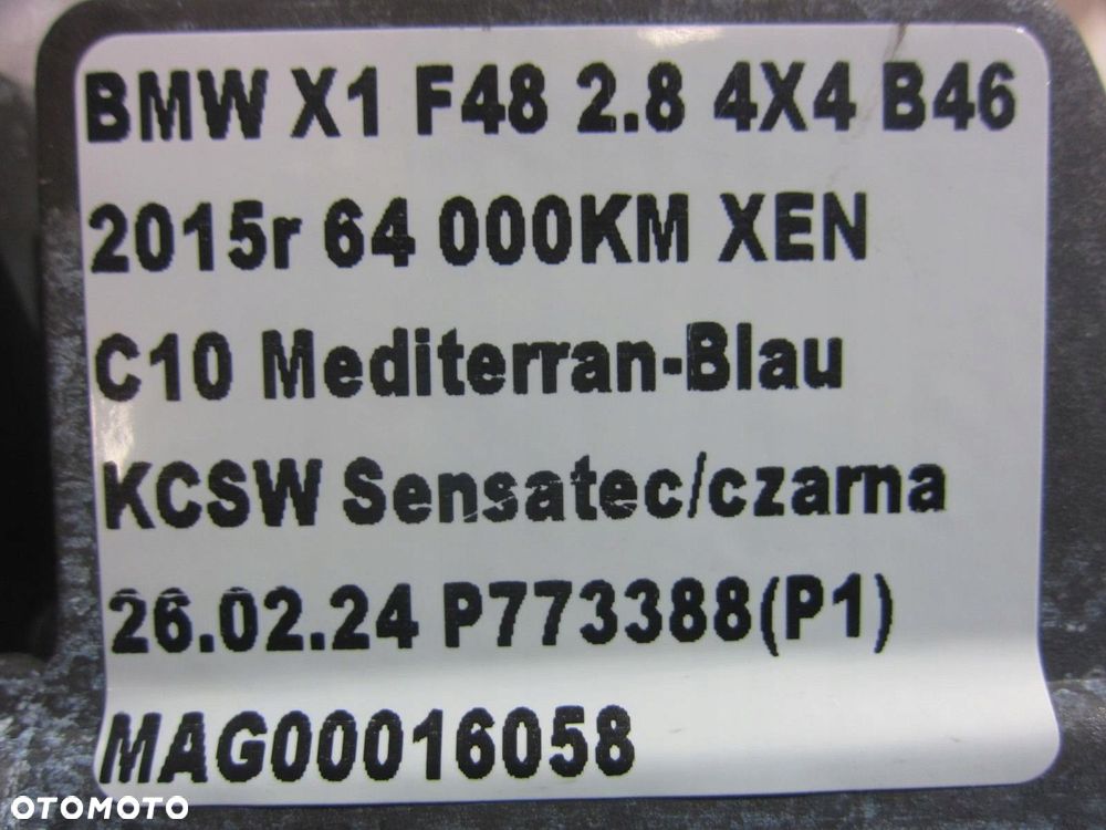 BMW X1 F48 F39 WZMACNIACZ HIFI 65122622761 65129390448 65129387656 9390448 - 7