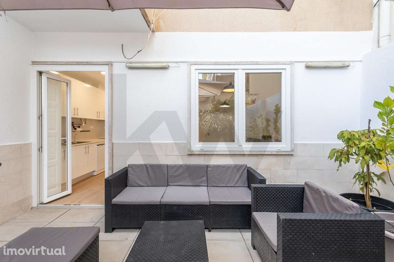 Benfica | T1 Renovado, mobilado e equipado, com Terraço Exclusivo. - Grande imagem: 3/27