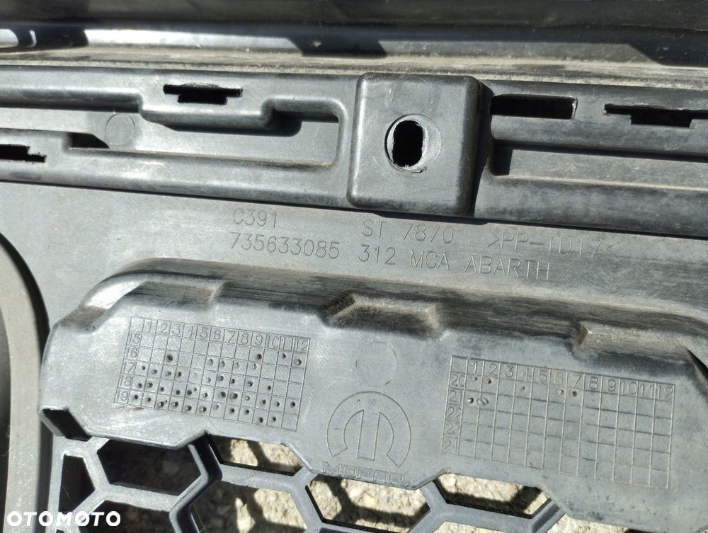 dyfuzor fiat 500 abarth lift 2015-2023 - 8