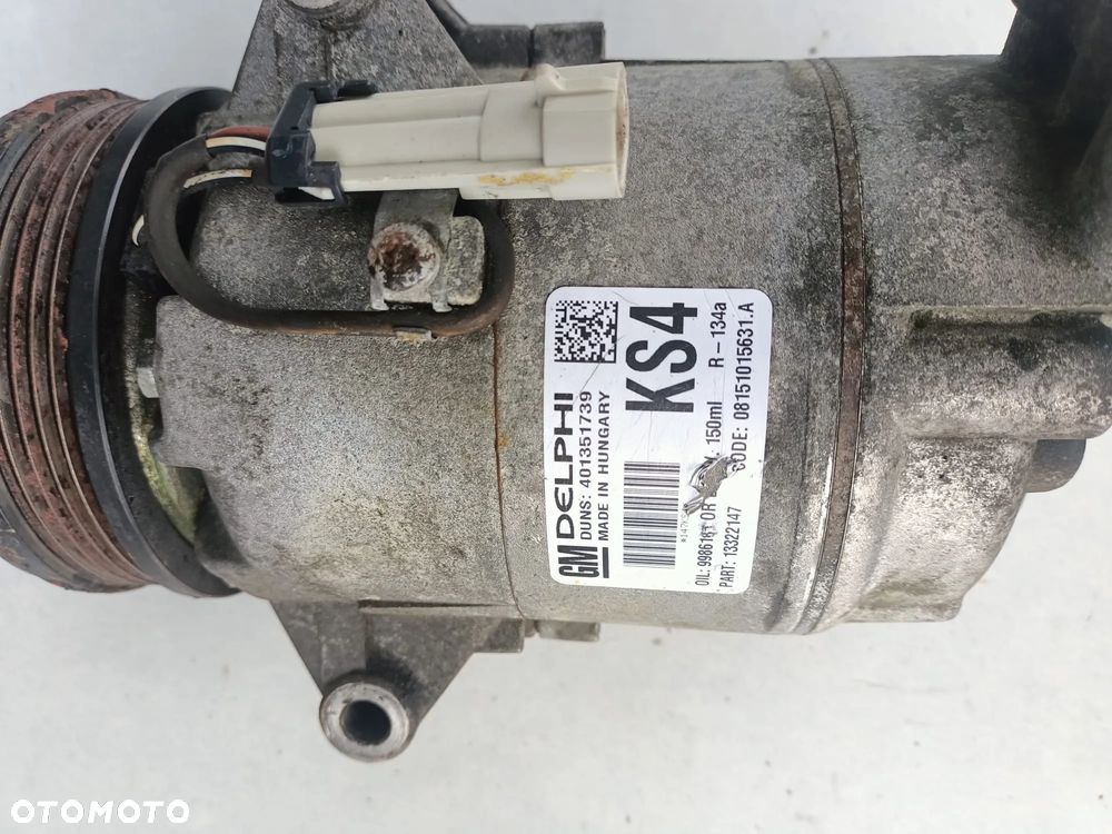 KOMPRESOR SPRĘŻARKA KLIMATYZACJI DELPHI 13322147KS4 OPEL ASTRA J ZAFIRA B - 2