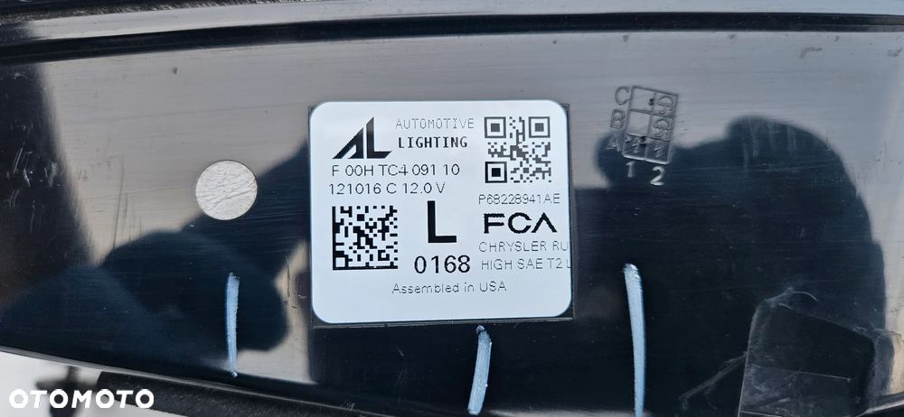 Chrysler Pacifica 2016- Lampa tył prawy Lampa tylna prawa Lampa tył lewy Lampa tylna lewa P68228940AE P68228941AE  ORYGINAŁ IDEALNE LED - 11