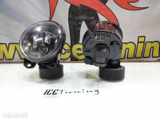 Farois de nevoeiro com luz branca 5000k para BMW F10, F11, F22, F23, E92, E93, F07 em cristal ou em fundo escurecido (smoke) - 10