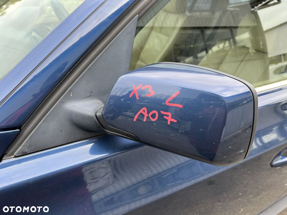 Lusterko lewe UK fotochrom Bmw x3 e83 wkład szkło