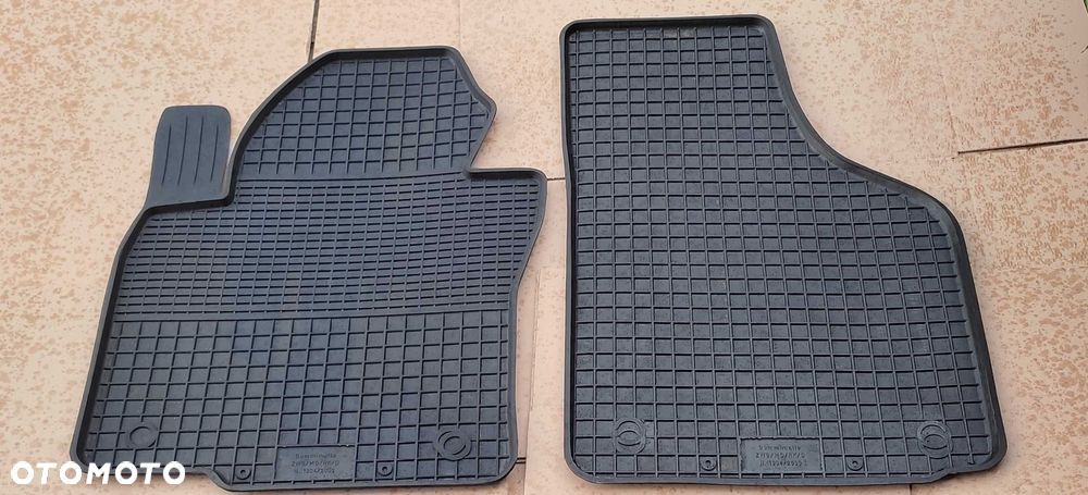 SEAT ALHAMBRA od 2010r NOWE Dywaniki PRZÓD gumowe przednie korytka - 1