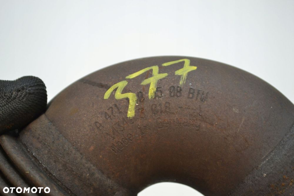 MERCEDES ACTROS MP4 ŁĄCZNIK KOLANKO WYDECHU RECYRKULATORA OM471 A4711400508 - 4